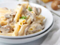 mantarlı kremalı makarna