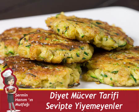 Diyet Mücver Tarifi.