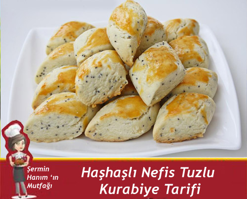 Haşhaşlı Tuzlu Kurabiye Tarifi.