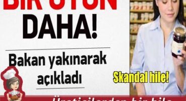 Hileli gıdada son numara