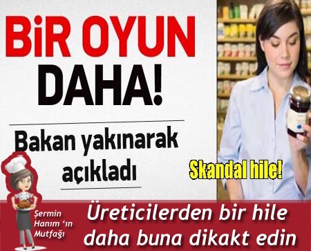 Hileli gıdada son numara