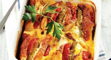 Fırında Soslu Peynirli Simit