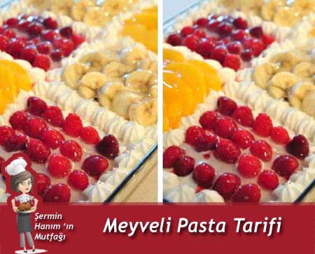 Nefis Meyveli Pasta Tarifi