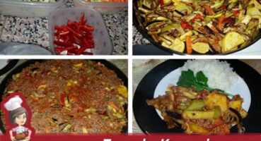 Fırında Kıymalı Sebze