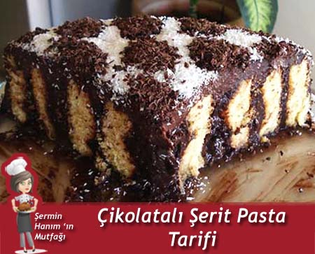 Çikolatalı Şerit Pasta