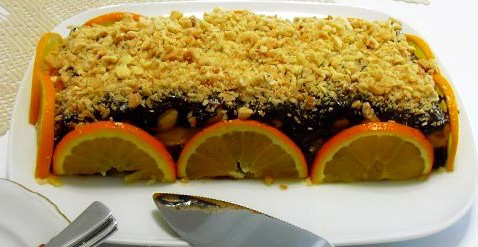 Portakallı Bisküvili Pasta