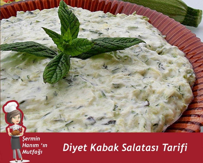Diyet Kabak Salatası
