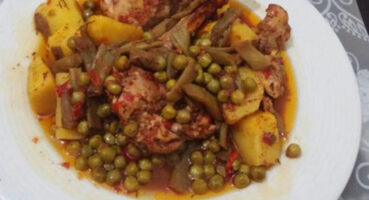 Fırın Poşetinde Kolay Sebzeli Tavuk