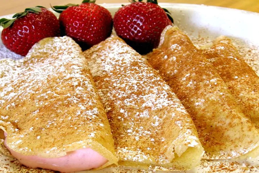 Meyveli Krep Tatlısı