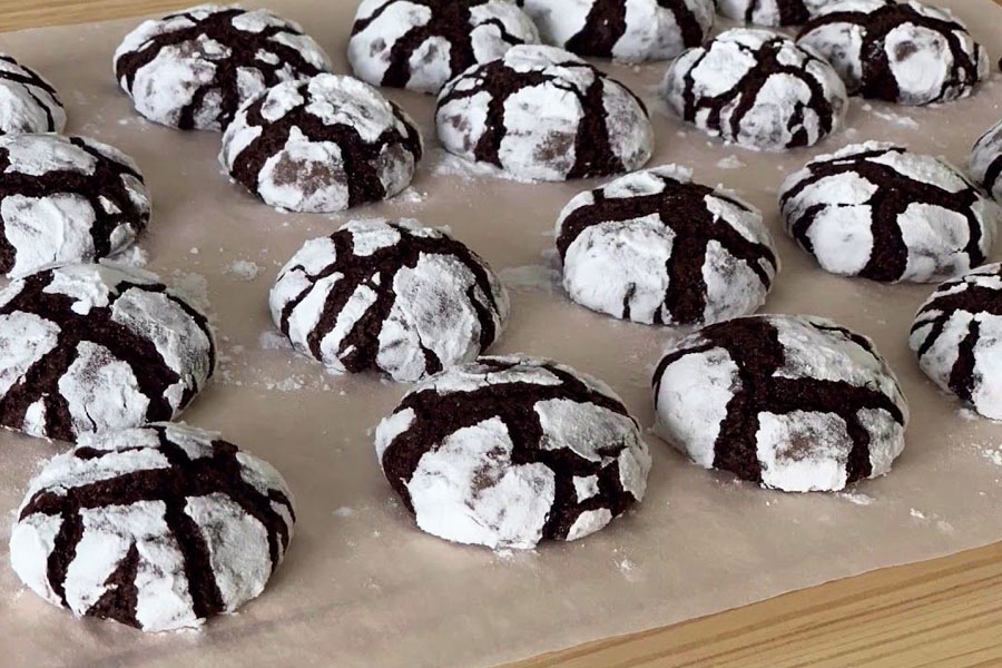 Çikolatalı Çatlak Kurabiye