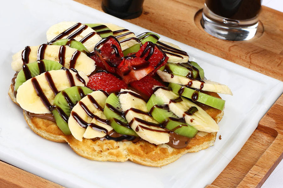 Evde Pratik Waffle Yapımı