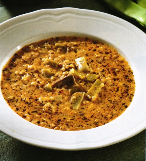 Ayranlı Gendime Çorbası