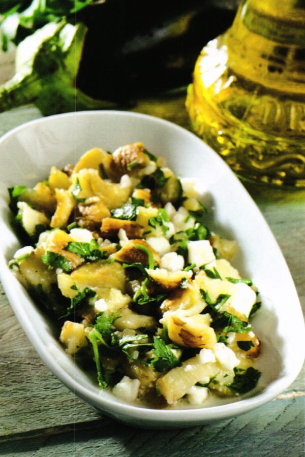 Peynirli Patlıcan Salatası