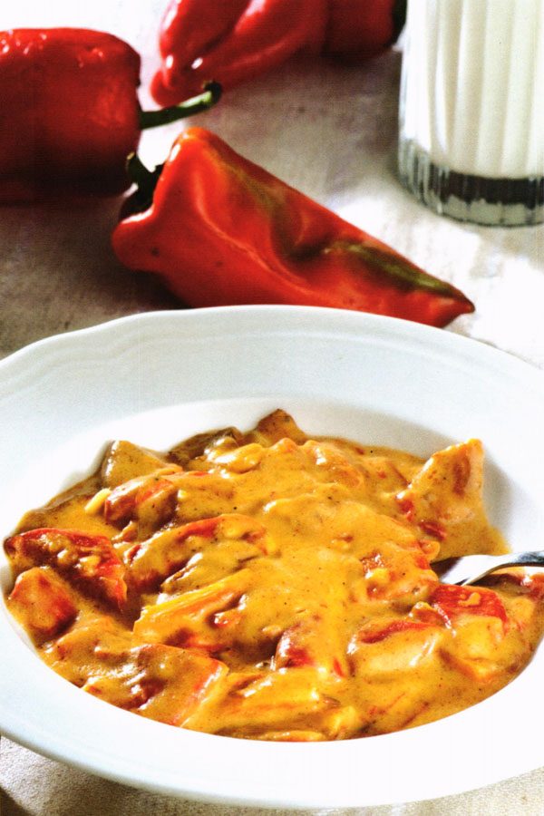 Sütlü Biber Yemeği