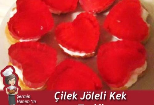 Çilek Jöleli Kek