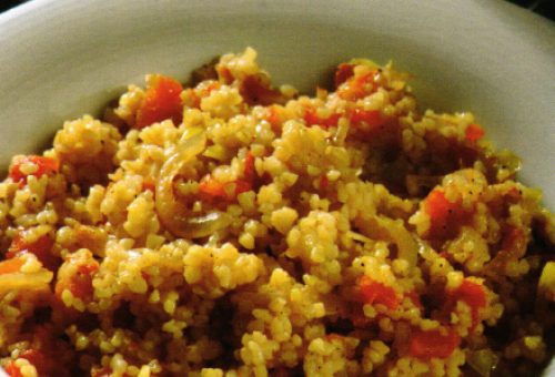 Domatesli Bulgur Pilavı