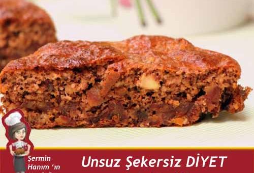 Unsuz Şekersiz Kek Tarifi