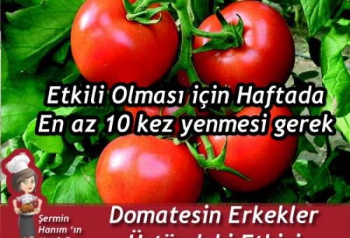 Domatesin Erkekler Üstündeki Etkisi