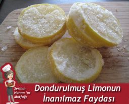 Dondurulmuş Limonun İnanılmaz Faydası