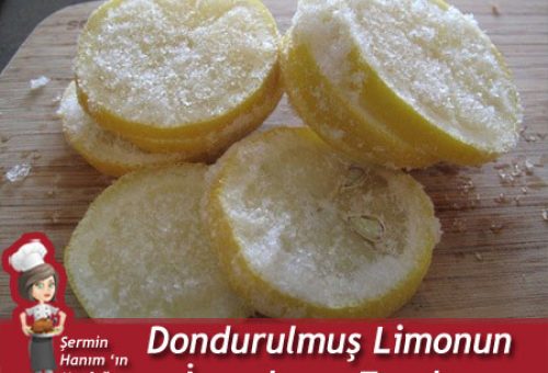 Dondurulmuş Limonun İnanılmaz Faydası