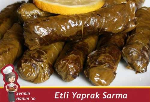 Etli Yaprak Sarma Tarifi