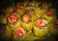 Fırında Dolma Biberi