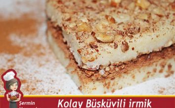Bisküvili İrmik Pastası Tarifi.