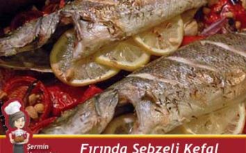 Fırında Sebzeli  Kefal Tarifi