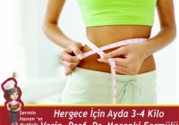 Hergece İçin Ayda 3-4 Kilo Verin