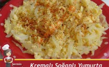 Kremalı Soğanlı Yumurta Tarifi