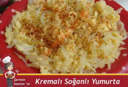 Kremalı Soğanlı Yumurta Tarifi