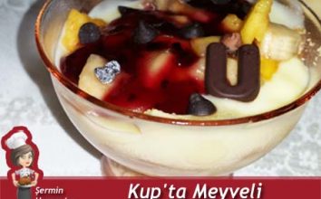 Kup’ta Meyveli Muhallebi