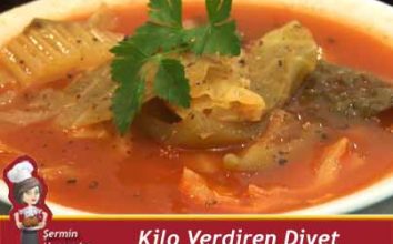 Kilo Verdiren Diyet Lahana Çorbası Tarifi