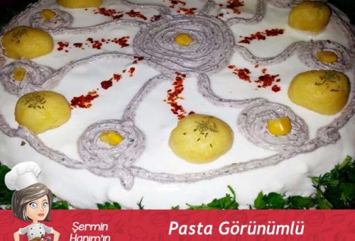 Pasta Görünümlü Patates Salatası