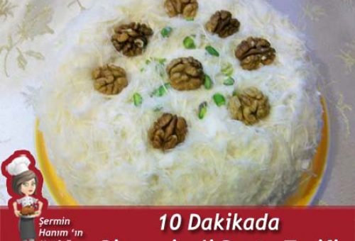 10 Dakikada Pişmaniyeli Kokoş Pasta