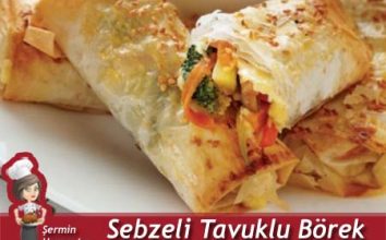 Sebzeli Tavuklu Börek