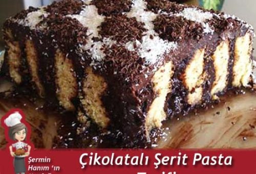 Çikolatalı Şerit Pasta