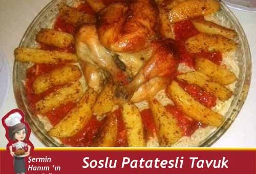 Soslu Patatesli Tavuk Tarifi.