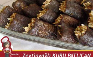 Zeytinyağlı Kuru Patlıcan Dolması