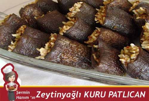 Zeytinyağlı Kuru Patlıcan Dolması