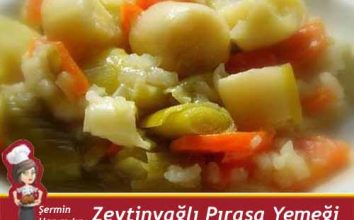 Zeytinyağlı Pırasa Yemeği Tarifi